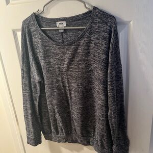 Gray crew neck old navy sweater